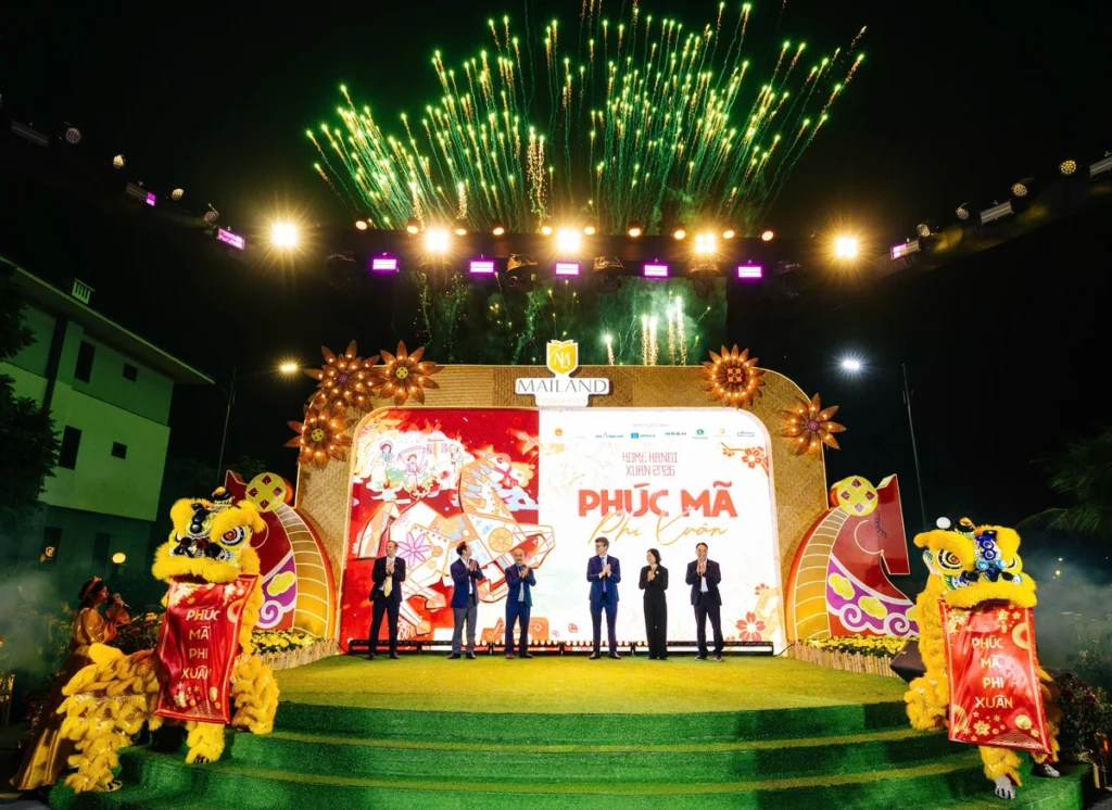 Đại diện UNESCO trao Chứng nhận Sáng kiến Văn hóa Tiêu biểu cho Đường hoa Home Hanoi Xuan 2026 tại đại đô thị Mailand Hanoi City An Khánh